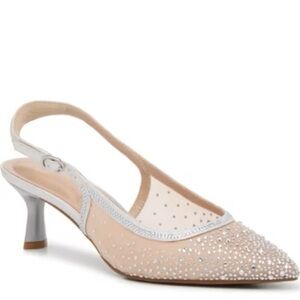 Kelly & Katie Jamet Silver Metallic Pump